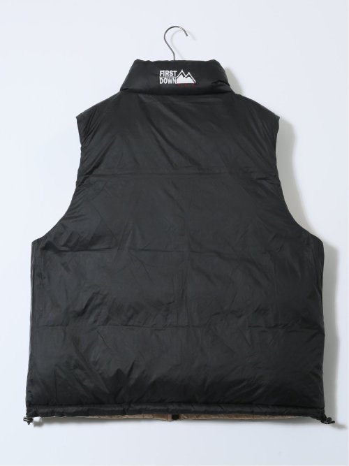 FIRSTDOWN USA 撥水防風 リバーシブル ダウンベスト