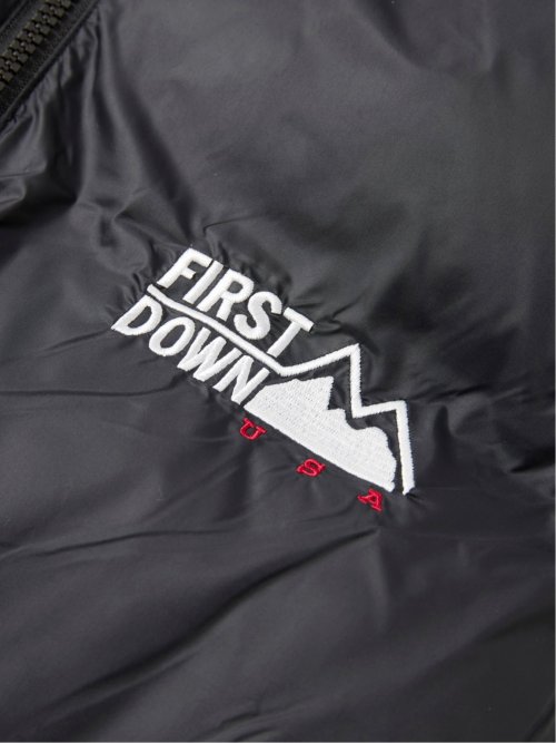 FIRSTDOWN USA 撥水防風 リバーシブル ダウンベスト