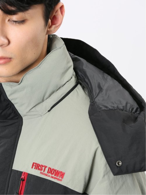FIRSTDOWN USA 撥水 フード脱着 切替ダウン