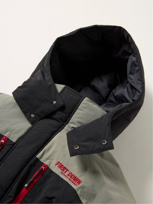 FIRSTDOWN USA 撥水 フード脱着 切替ダウン