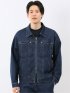 ストレッチ デニム ブルゾン(セットアップ可能)