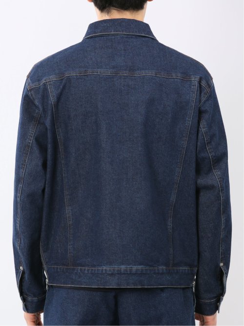 ストレッチ デニム ブルゾン(セットアップ可能)