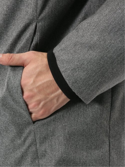 ALL WEATHER TEX ウール調 フーデット中綿ブルゾン