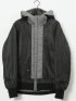 ALL WEATHER TEX ウール調 フーデット中綿ブルゾン