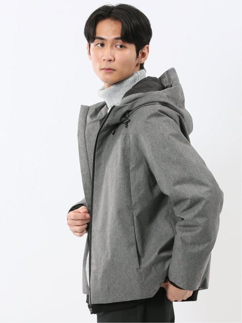ALL WEATHER TEX ウール調 フーデット中綿ブルゾン