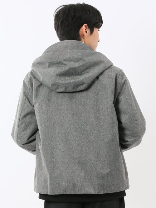 ALL WEATHER TEX ウール調 フーデット中綿ブルゾン