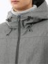 ALL WEATHER TEX ウール調 フーデット中綿ブルゾン