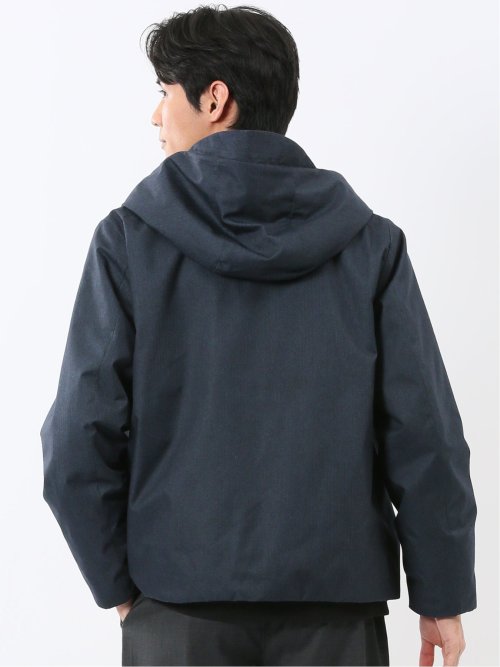 ALL WEATHER TEX ウール調 フーデット中綿ブルゾン
