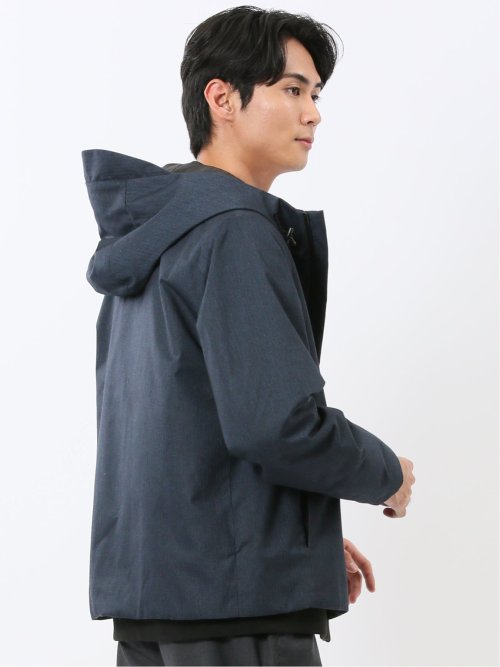 ALL WEATHER TEX ウール調 フーデット中綿ブルゾン
