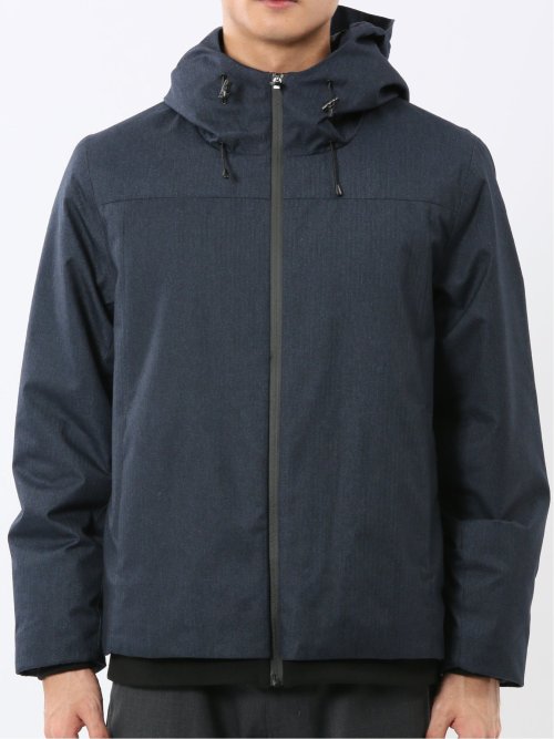ALL WEATHER TEX ウール調 フーデット中綿ブルゾン