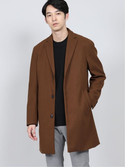 ストレッチメルトン チェスターコート
