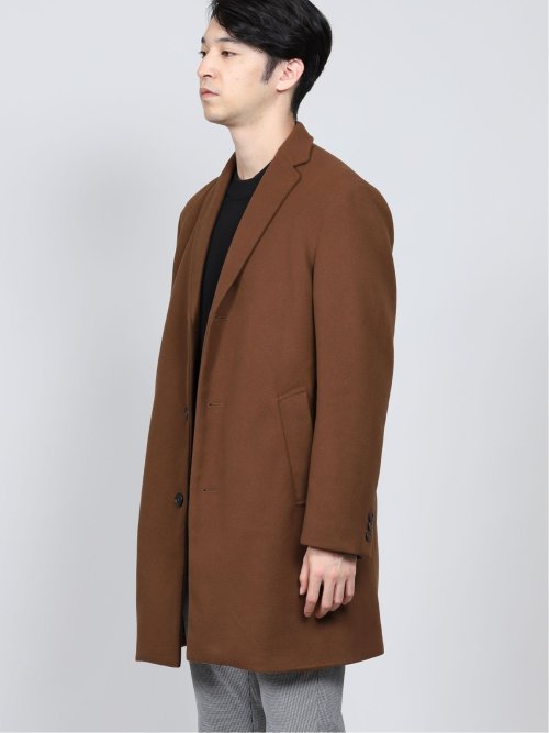 ストレッチメルトン チェスターコート