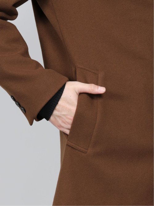 ストレッチメルトン チェスターコート