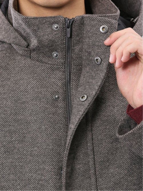 ストレッチメルトン フード脱着 コート