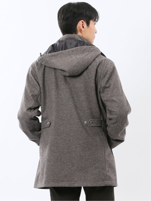 ストレッチメルトン フード脱着 コート