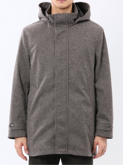 ストレッチメルトン フード脱着 コート