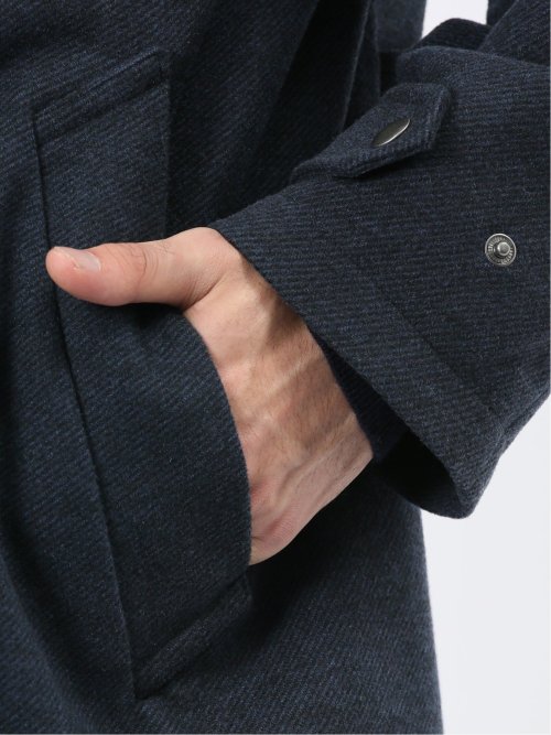 ストレッチメルトン フード脱着 コート