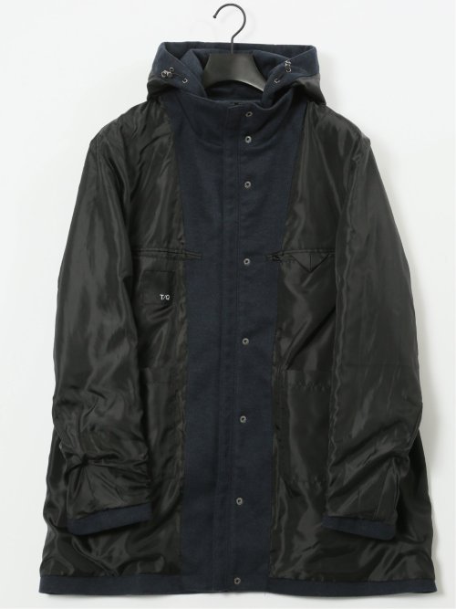 ストレッチメルトン フード脱着 コート