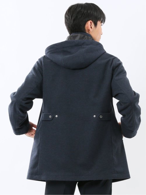 ストレッチメルトン フード脱着 コート