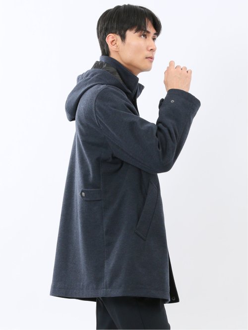 ストレッチメルトン フード脱着 コート