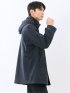 ストレッチメルトン フード脱着 コート