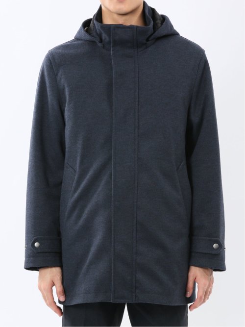 ストレッチメルトン フード脱着 コート
