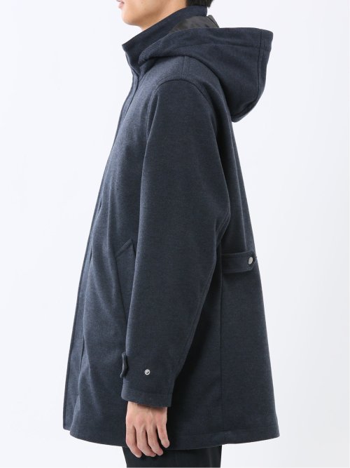 ストレッチメルトン フード脱着 コート