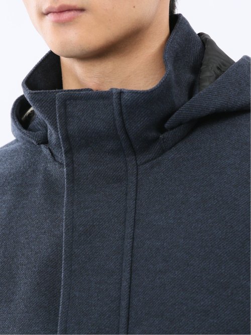 ストレッチメルトン フード脱着 コート