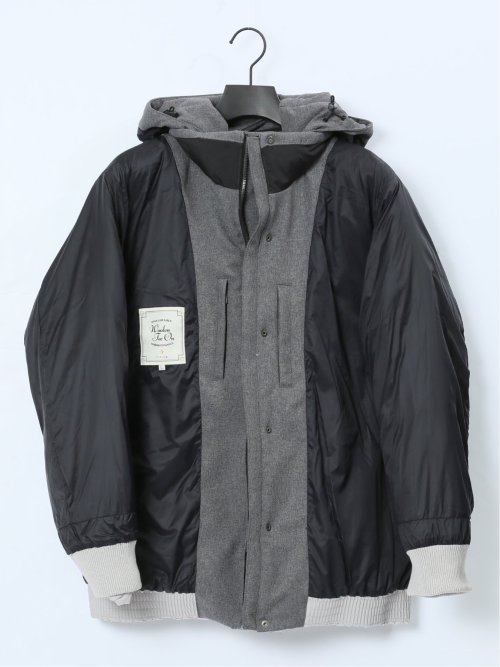 WOOLEN TEC+ON ハイブリッド切替ダウン