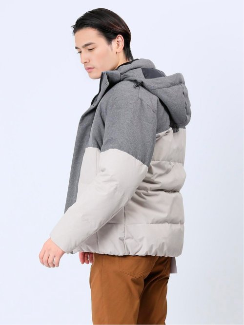 WOOLEN TEC+ON ハイブリッド切替ダウン