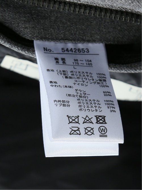 WOOLEN TEC+ON ハイブリッド切替ダウン