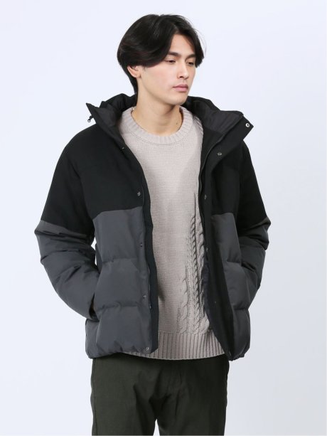 WOOLEN TEC+ON ハイブリッド切替ダウン