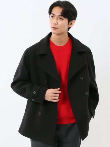 ストレッチメルトン ピーコート