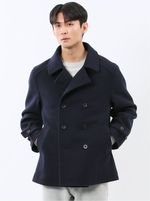 ストレッチメルトン ピーコート