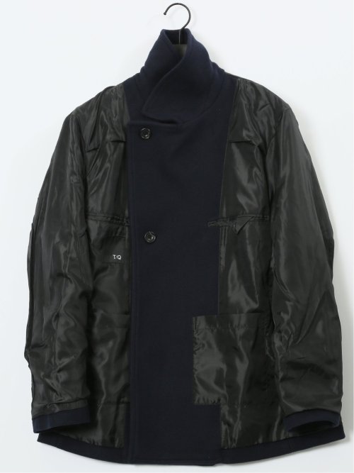 ストレッチメルトン ピーコート