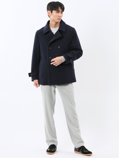 ストレッチメルトン ピーコート