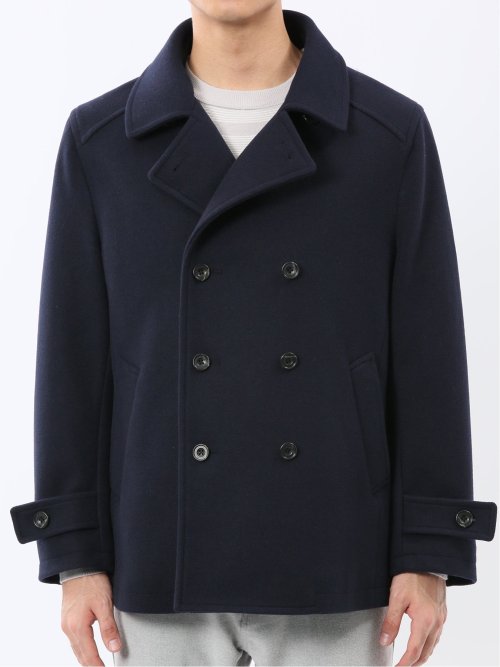 ストレッチメルトン ピーコート