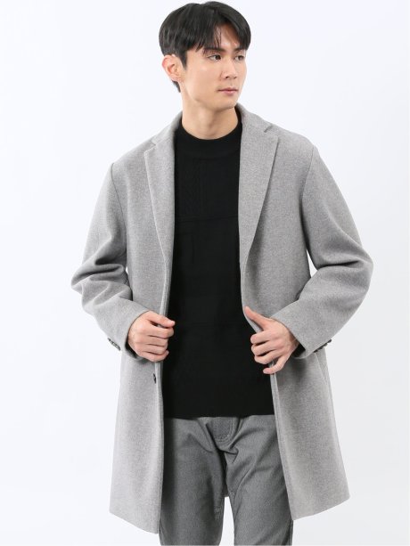 ストレッチメルトン チェスターコート