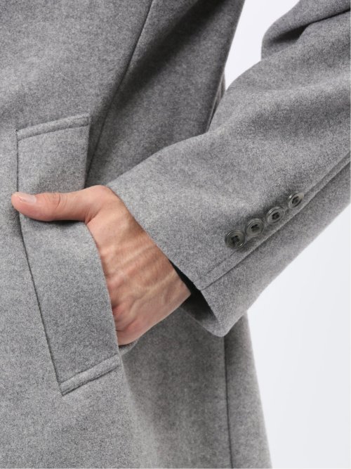 ストレッチメルトン チェスターコート