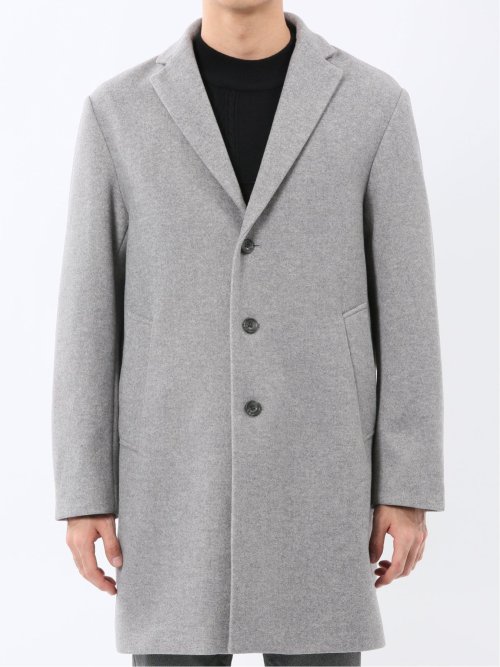 ストレッチメルトン チェスターコート