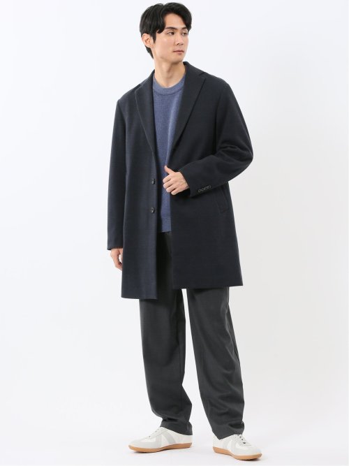 ストレッチメルトン チェスターコート