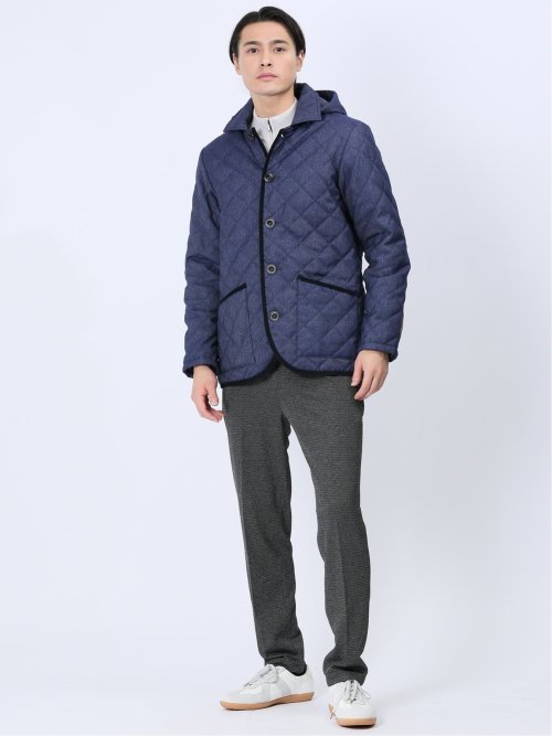 WOOLEN TEC+ON 中綿キルティングジャケット