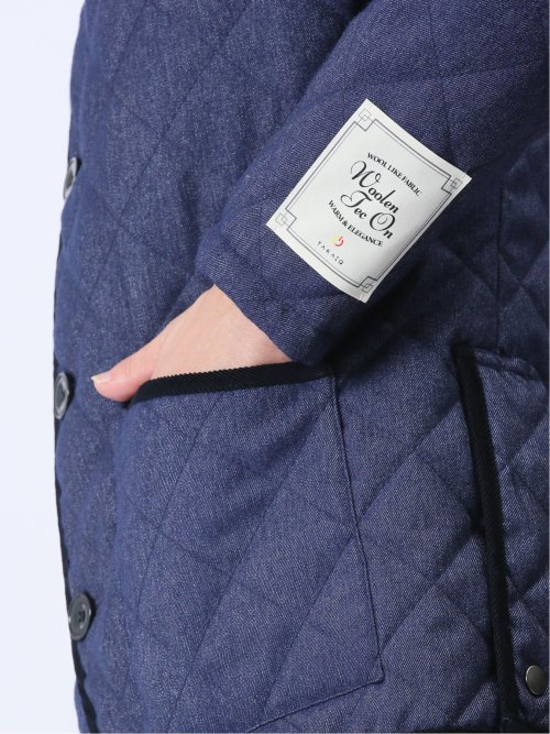 WOOLEN TEC+ON 中綿キルティングジャケット