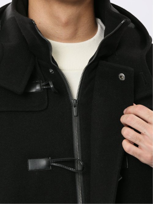 ストレッチメルトン ダッフルコート(M 05黒): アウター/コート | TAKA