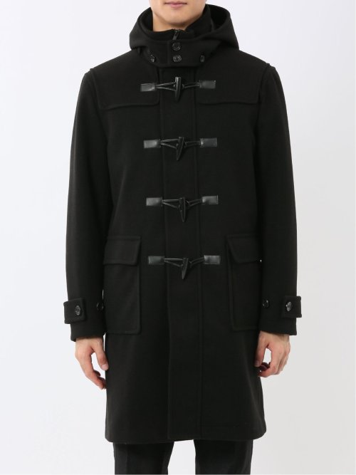 ストレッチメルトン ダッフルコート(M 05黒): アウター/コート | TAKA