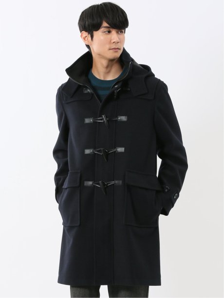 ストレッチメルトン ダッフルコート