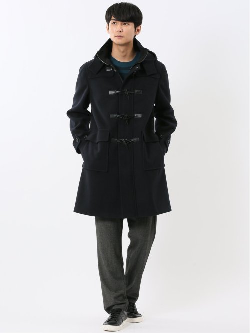 ストレッチメルトン ダッフルコート