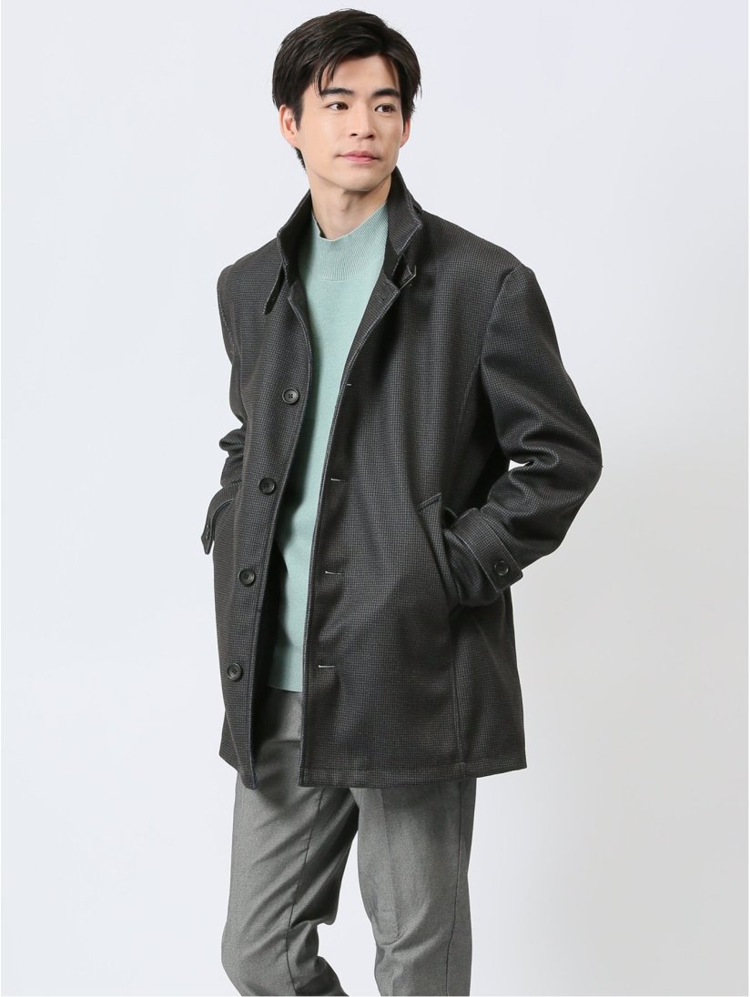 MELT+ON ウィングカラーコート(M 06グレー): アウター/コート | TAKA-Q  