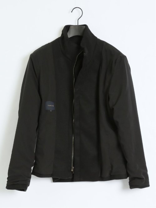 MELT+ON スタンドカラーショートコート