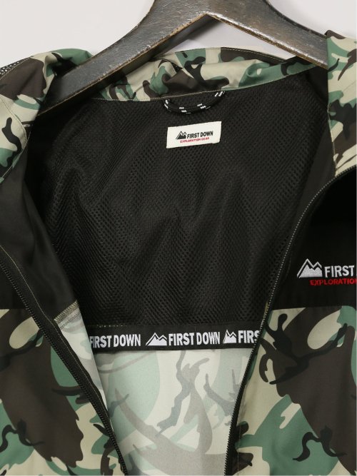 【大きいサイズ】ファーストダウン/FIRST DOWN 撥水 フード付きブルゾン